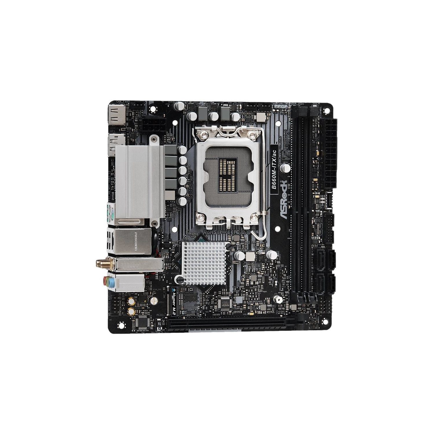 ASROCK Intel B660M-ITX/AC B660 Mini ITX Motherboard - Laptops Direct